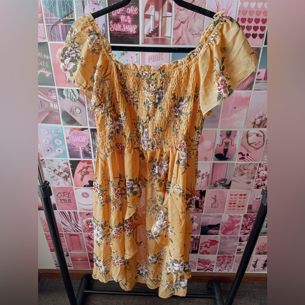 Beautiful Yellow Floral Top